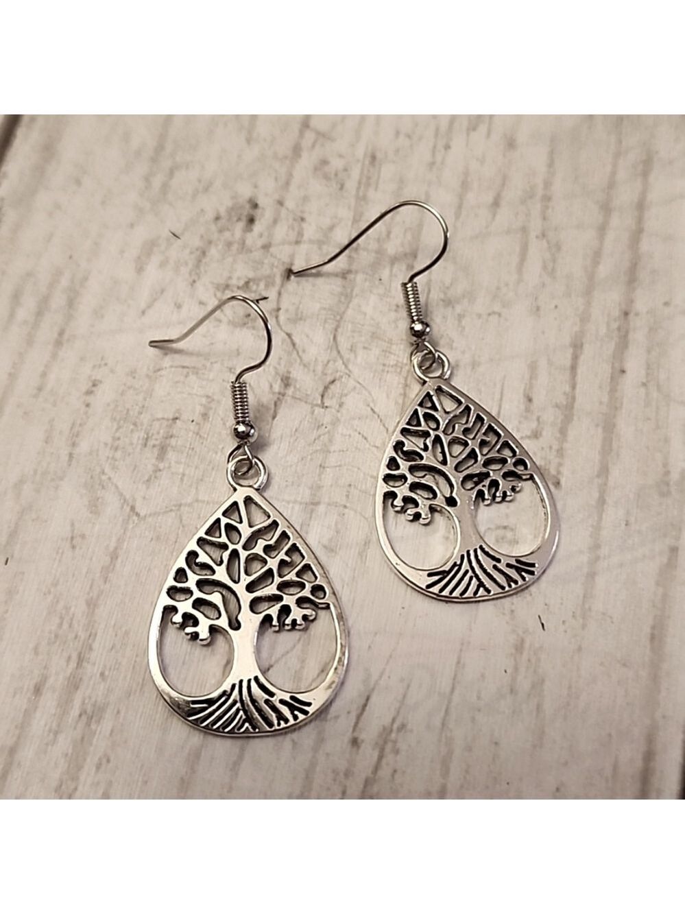 Tree of Life Dangle Earrings Zinc alloys